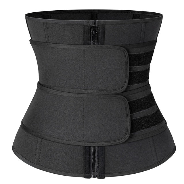 13 Steel Boned Waist Trainer Corset Cincher Sauna Sweat Faja Sport Girdle Slimming Shaper Abdominal Trimmer Belt Straps Modeling-0