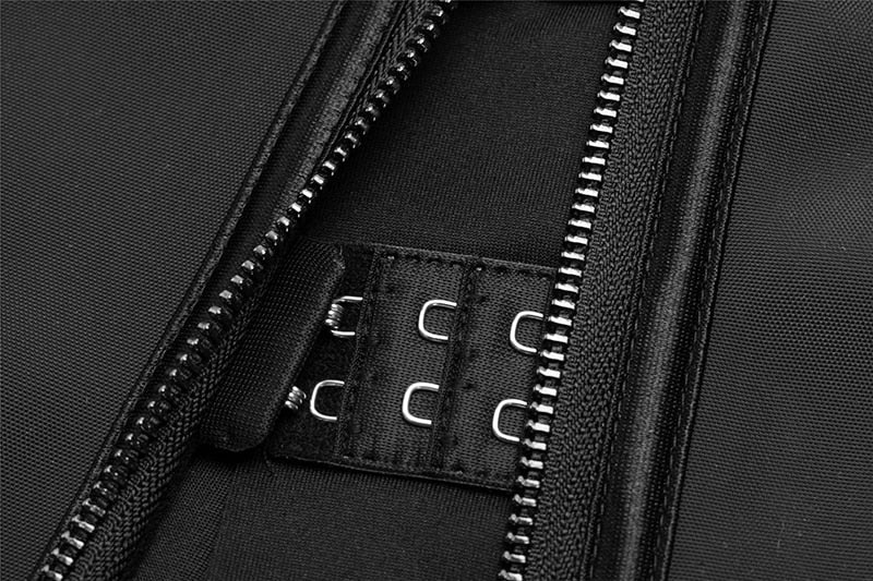 Corset Body Shaper Latex Waist Trainer Zipper Underbust