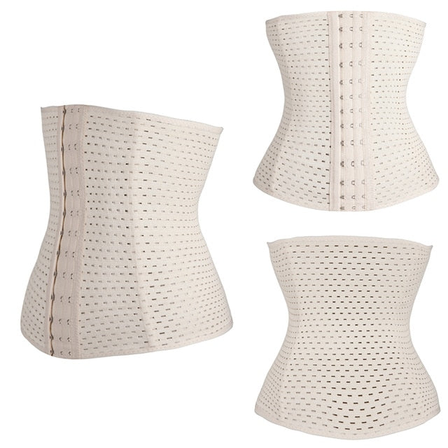 Women Waist Trainer Steel Bone Cincher Corset Belt Shaper Body Shapewear Underbust Control Elasticat Slimming Tummy Belt Fajas-1