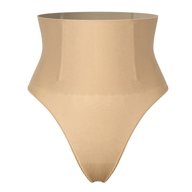 Women Thong Panty Shaper High Waist Tummy Control Panties Slimming Underwear Waist Trainer Shaping Briefs Butt Lifter Shapewear-5