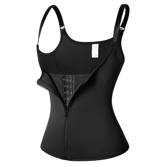 Sweat Waist Trainer Vest Slimming Corset for Weight Loss Body Shaper Sauna Suit Compression Shirt Belly Girdle Tops Shapewear-7