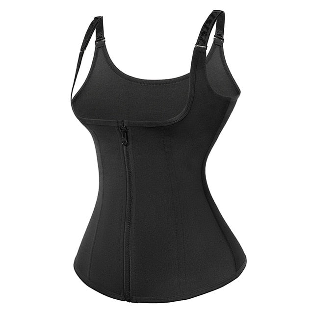 Sweat Waist Trainer Vest Slimming Corset for Weight Loss Body Shaper Sauna Suit Compression Shirt Belly Girdle Tops Shapewear-0