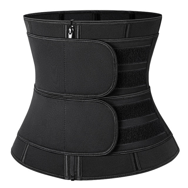 Women Body Shaper Waist Trainer Corset Weight Loss Cinchers Sports Girdle Sauna Sweat Fat Burner Slimming Sheath Fitness Belt-1
